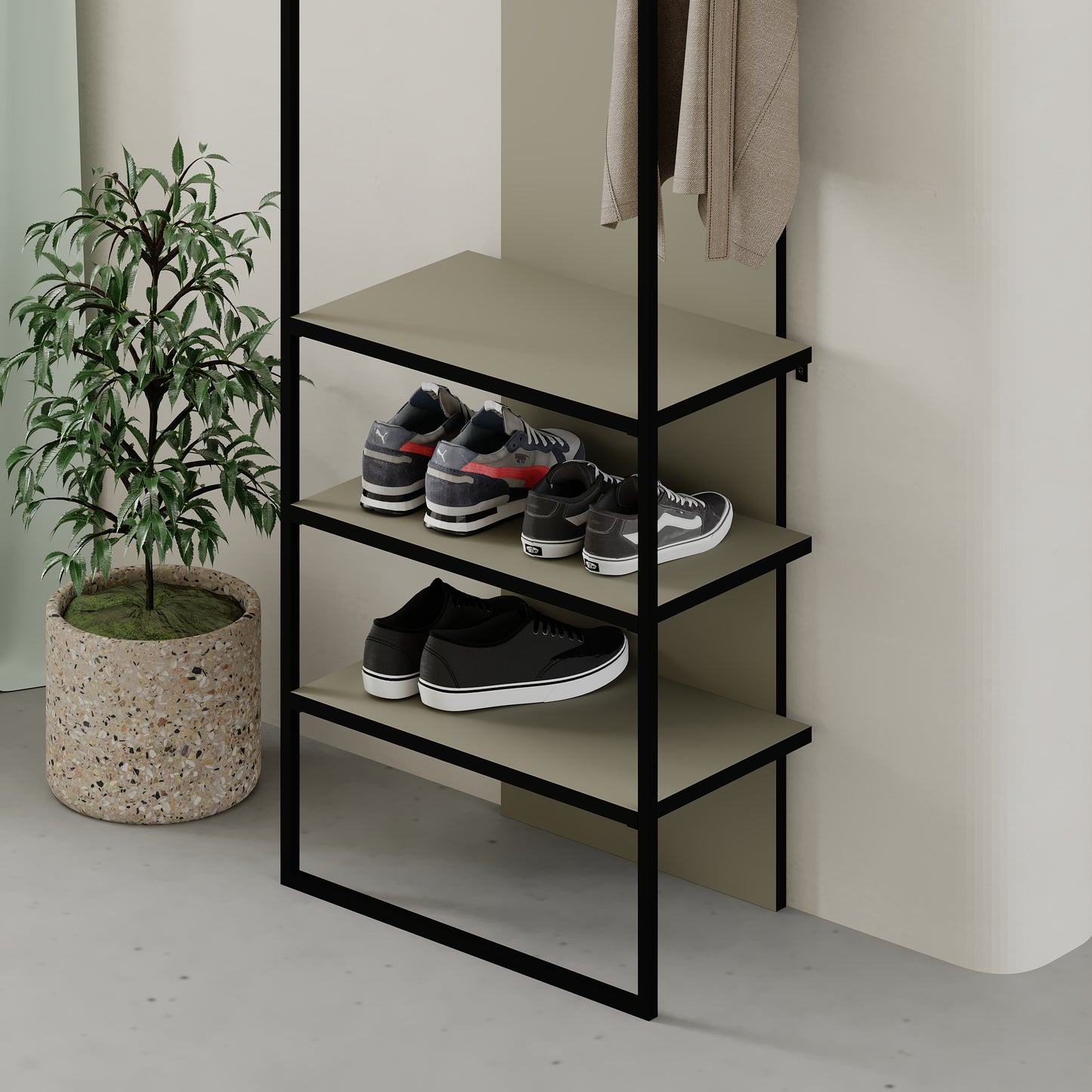 ARCHY HALL STAND - ASH GREEN