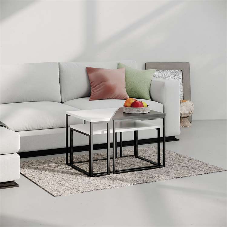 Bodhi coffee table - White/Anthracite
