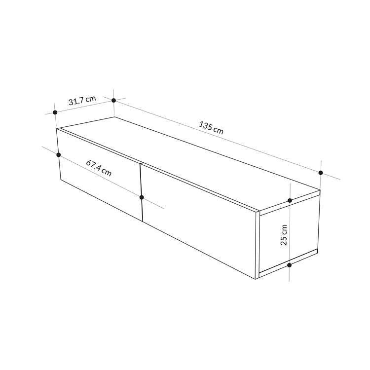 Alana TV Stand - Ash Green