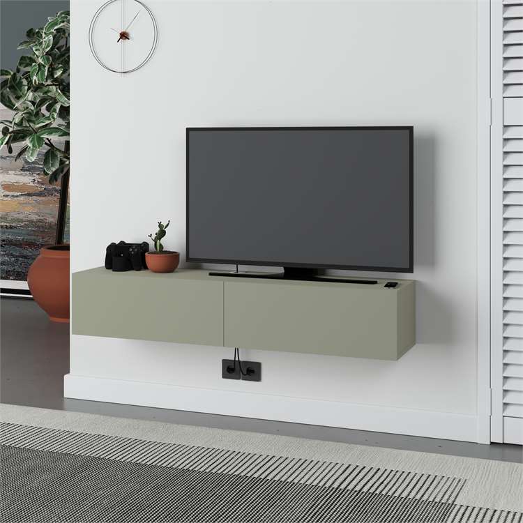 Alana TV Stand - Ash Green