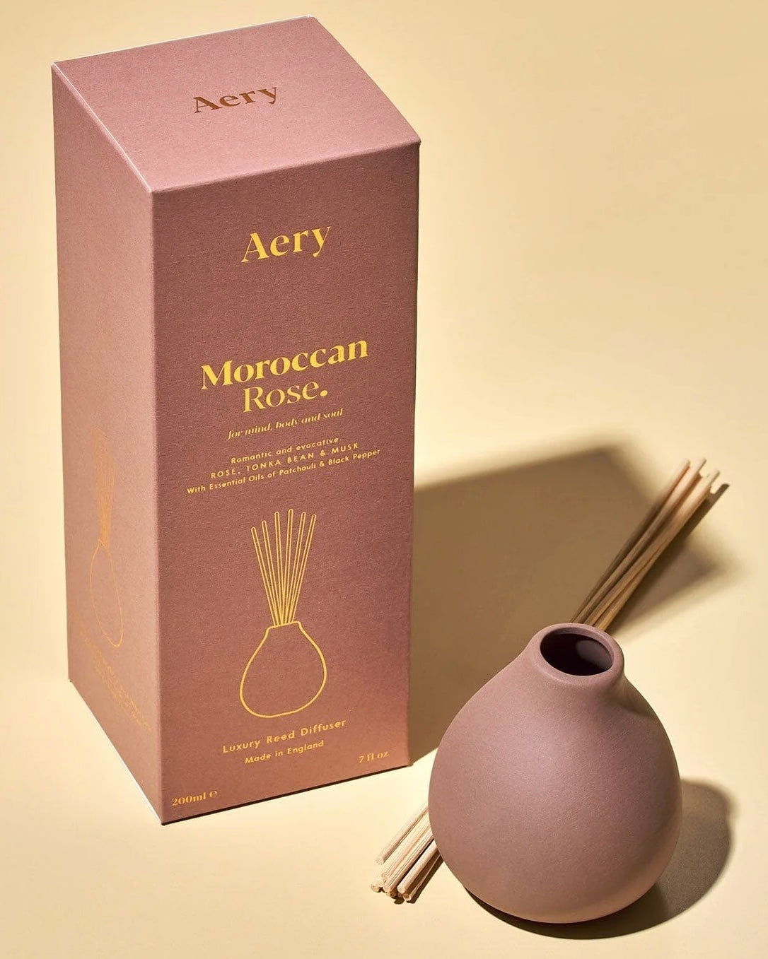 Moroccan Rose Reed Diffuser - Rose Tonka and Musk