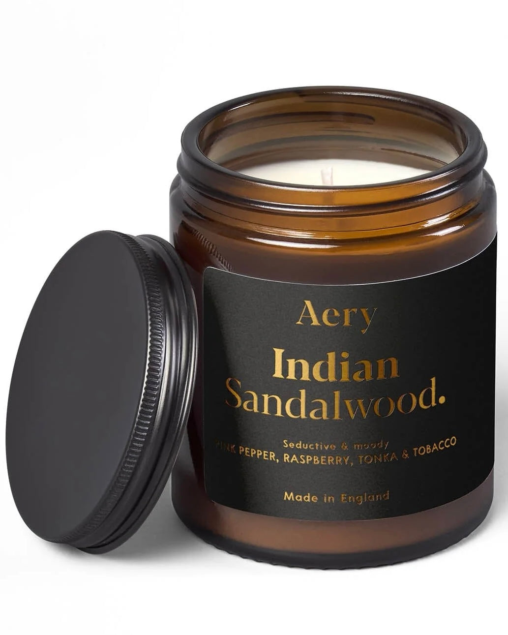 Indian Sandalwood Scented Jar Candle