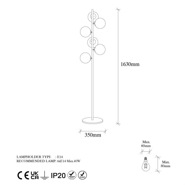 SAFFINA Floor Lamp