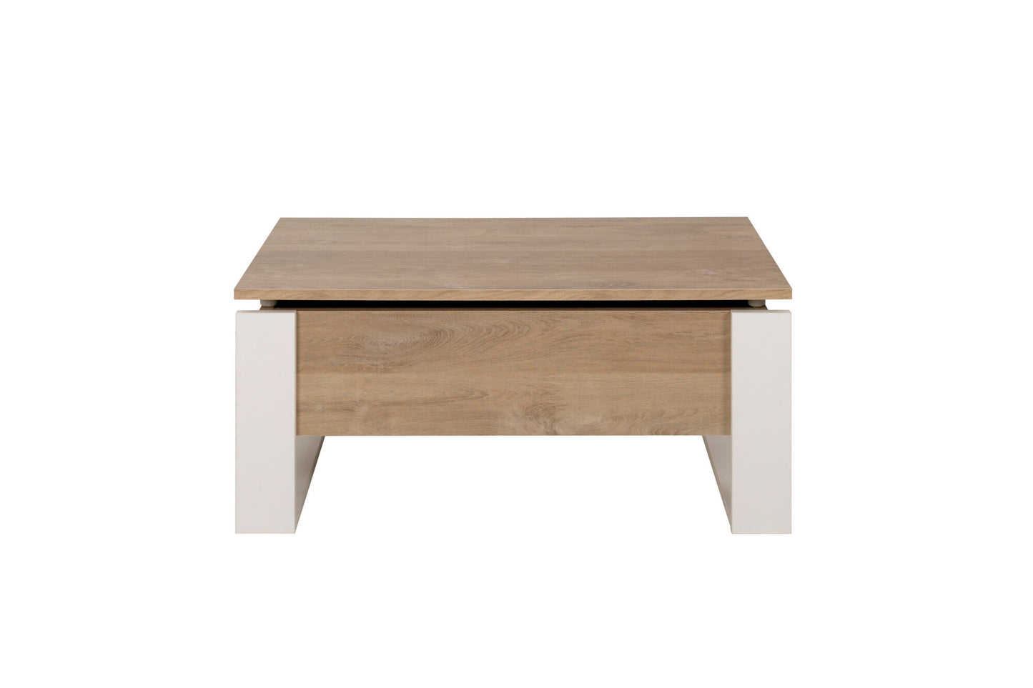 DENVER Lift up Coffee Table - White/Oak