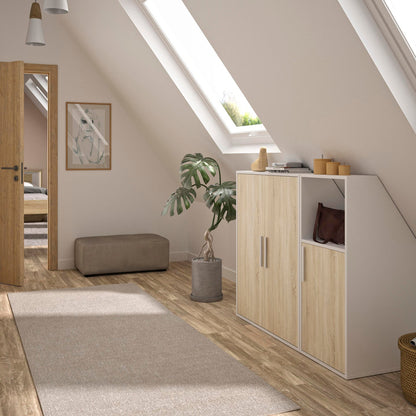 Wardrobe 2 doors under slope