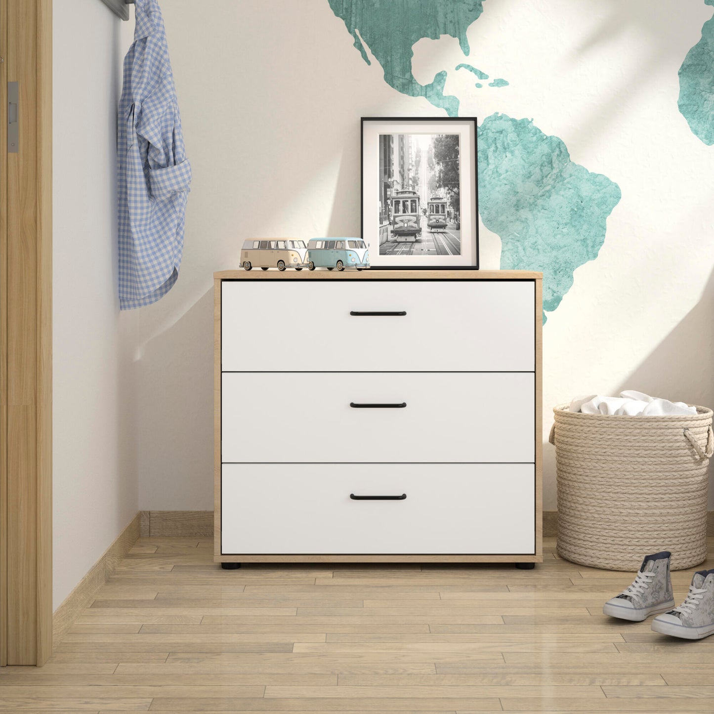 Erwan 3 drawer chest