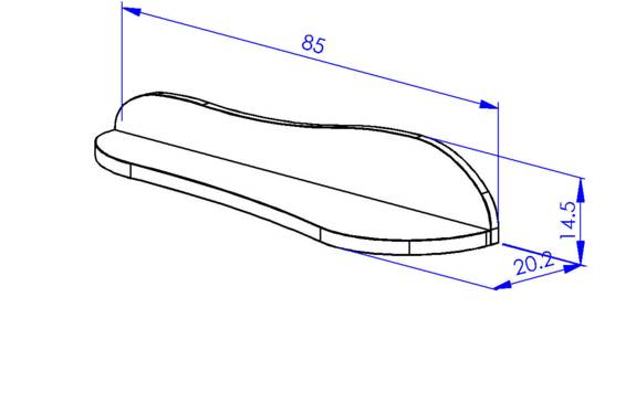 Atol Shelf 85cm