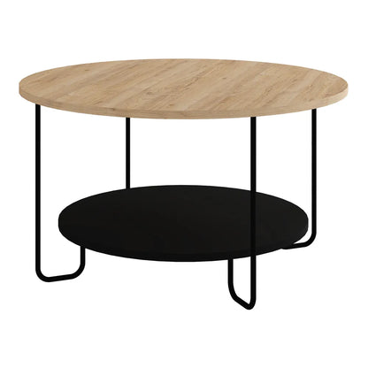 CORRO COFFEE TABLE - SAPPHIRE OAK-SILKY BLACK