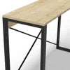 ARCHIE CONSOLE - (METAL BLACK) SAPPHIRE OAK-SAPPHIRE OAK