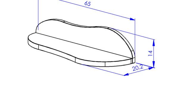 Atol shelf 67cm