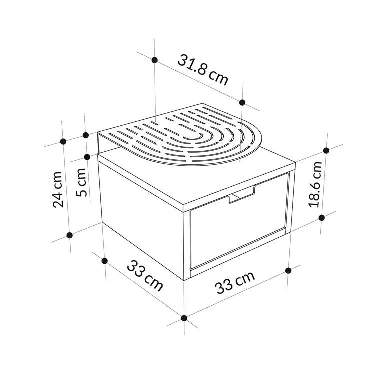 OSLO NIGHTSTAND - HITIT
