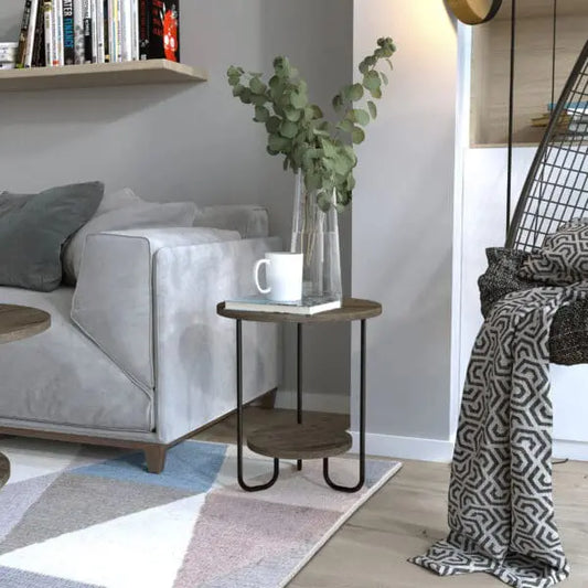 CORRO SIDE TABLE - DARK COFFEE-DARK COFFEE