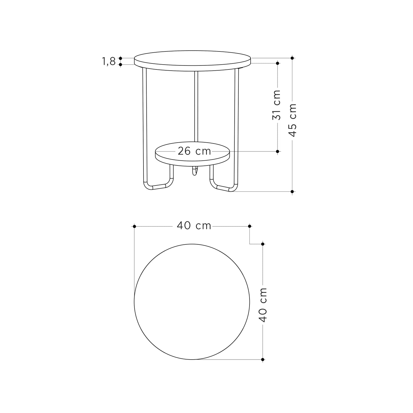 CORRO SIDE TABLE - SAPPHIRE OAK-SAPPHIRE OAK