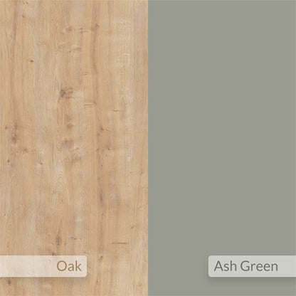 Alana TV Stand - Oak/Ash Green