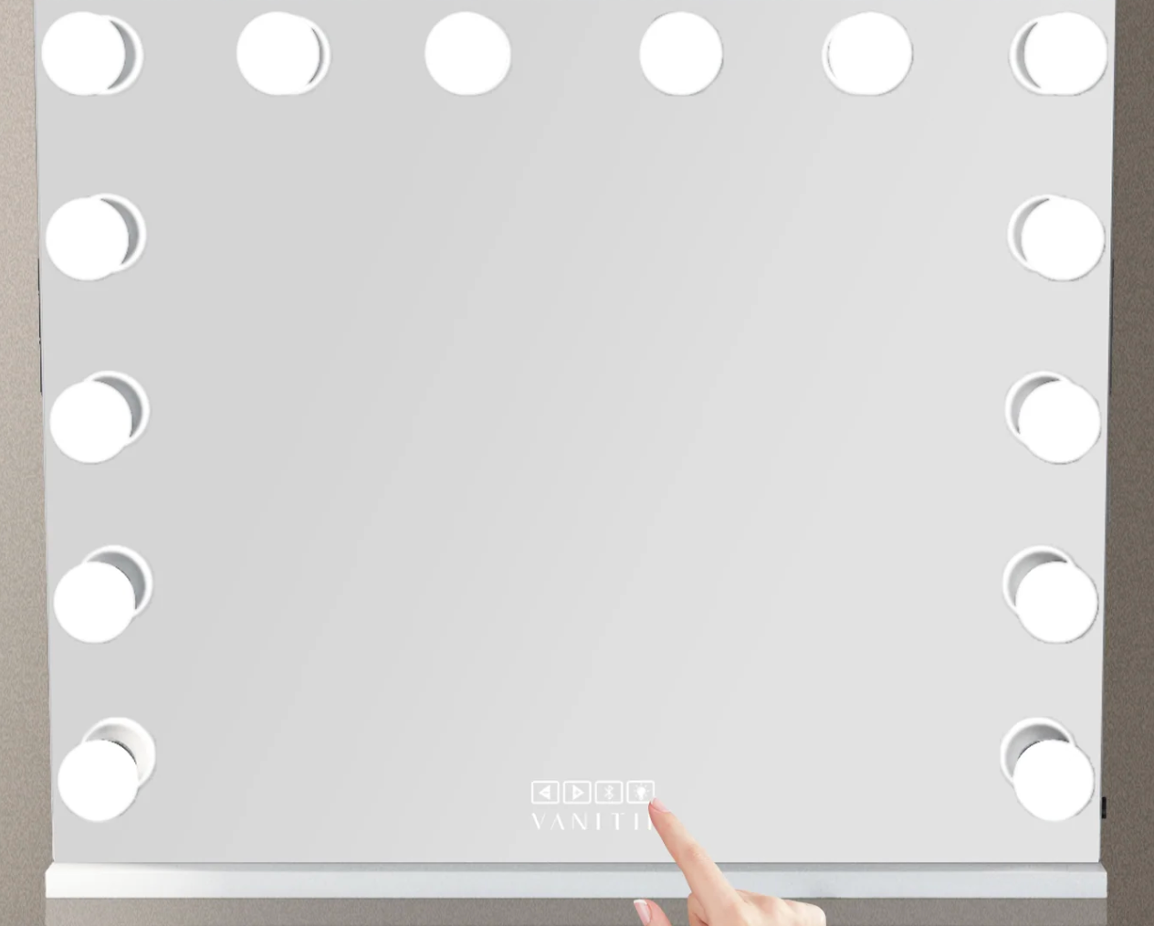 Hollywood Vanity Mirror XXL - 15 Dimmable LED Bulbs