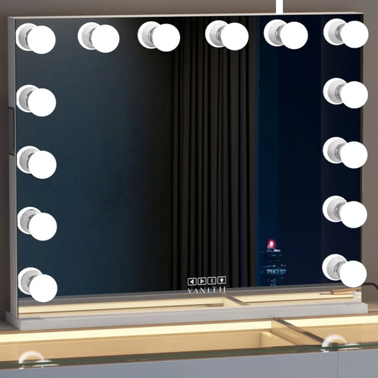 Hollywood Vanity Mirror XXL - 15 Dimmable LED Bulbs