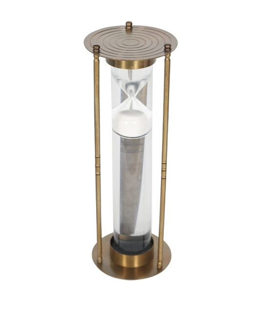 Columbia Antique Brass Sand Timer Large