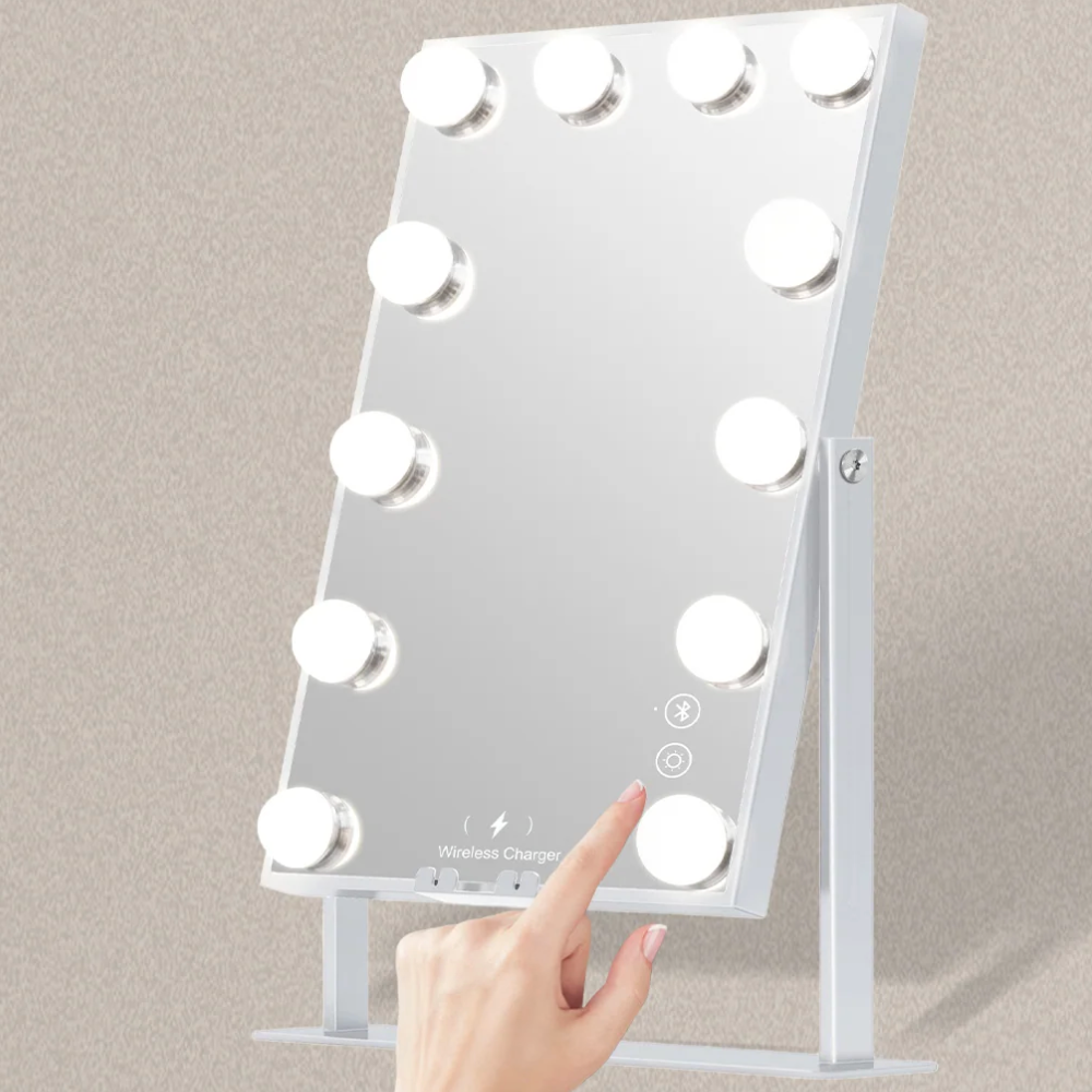 Hathaway Hollywood Glow Vanity Mirror (12 bulb)
