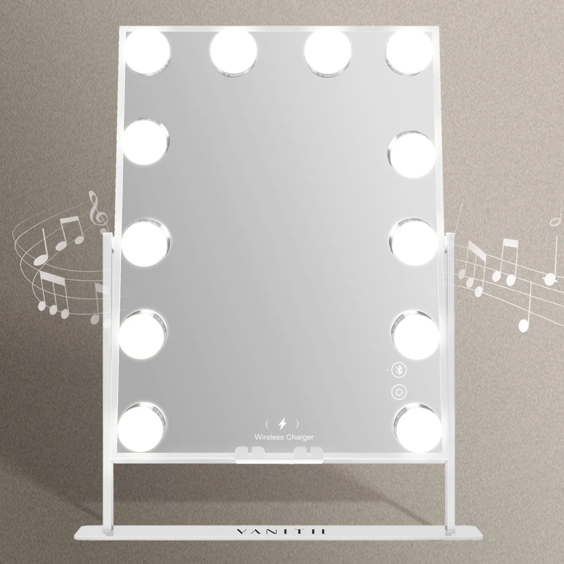 Hathaway Hollywood Glow Vanity Mirror (12 bulb)