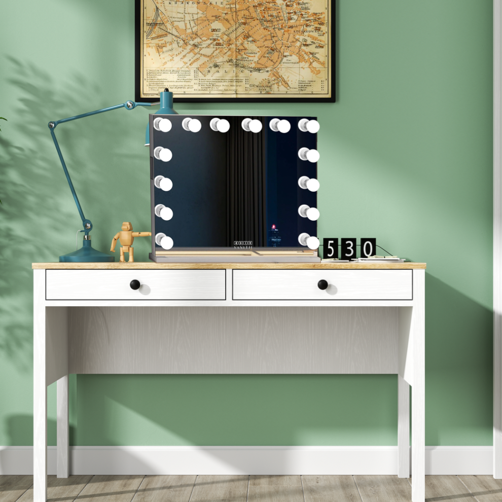 Rose Desk Vanitii Mirror Bundle