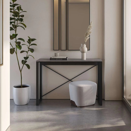ARCHIE CONSOLE - (METAL BLACK) RETRO GREY-BLACK BUTE
